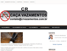 Tablet Screenshot of crvazamentos.com.br